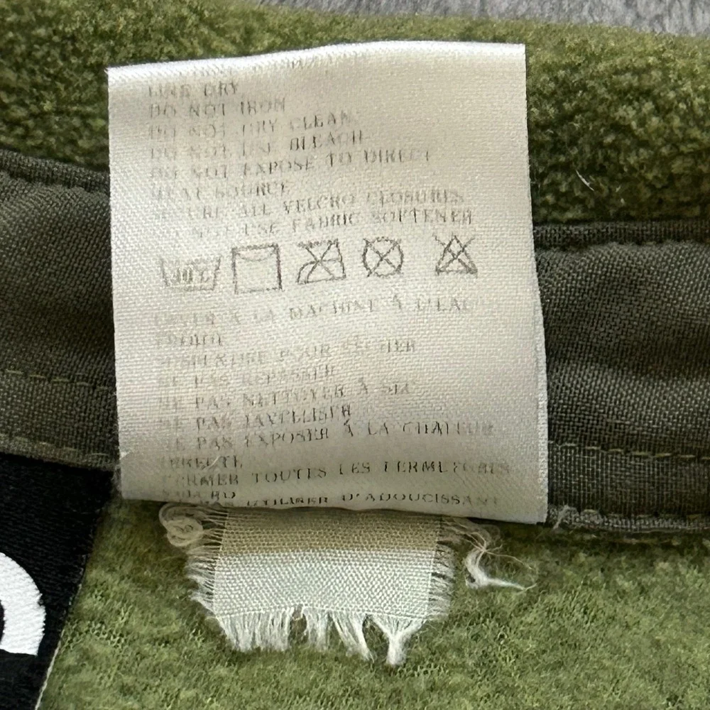 The North Face Fleece Shirt Jacket Mens Medium Green Button Front Shacket
